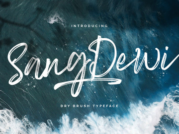 Sang Dewi - Handbrush Script Font