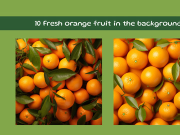 Fresh orange fruit in the background