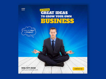 business promotion corporate social media banner template