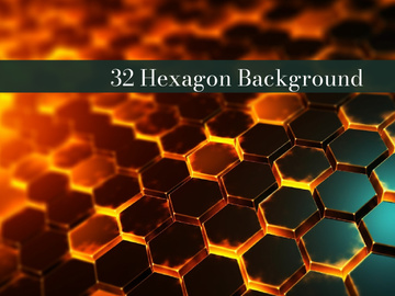 A hexagon background