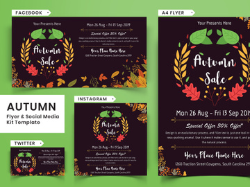 Autumn Festival Flyer & Social Media Pack-20