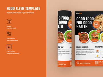 Restaurant Food Flyer Template