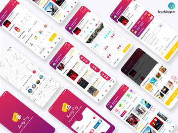 Tickets Booking System Mobile App UI Kit