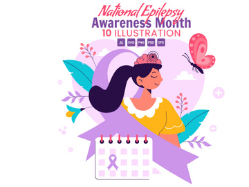 10 National Epilepsy Awareness Month Illustration