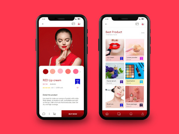 Beauty Mobile App UI