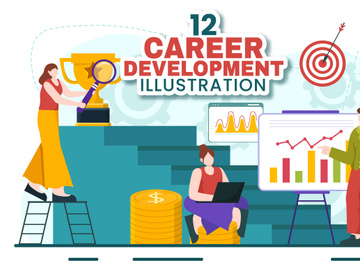 12 Career Development Illustration