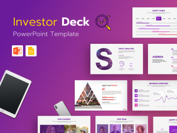 Investor Deck PowerPoint Template