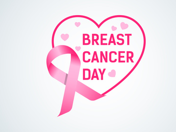 Breast cancer day. October is breast cancer awareness month.