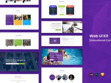Education Web UI Kit-02