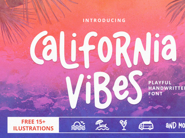 California Vibes - Playful Handwritten Font
