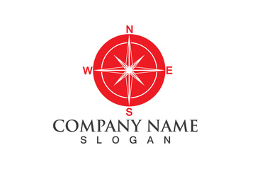 Creative Compass Concept Logo Design Template