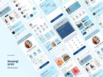 Nuwargi 100 Screen UI Kit