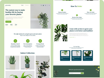 Greenday - Plant Shop Figma Template