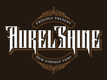 Aurel Shine - Blackletter Font