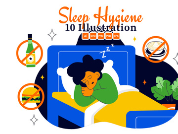 10 Sleep Hygiene Illustration