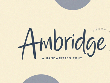 Ambridge - Handwritten Font