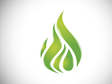 Fire Flame Logo design vector template. Elegant Bonfire Logotype Fire Logo concept icon.