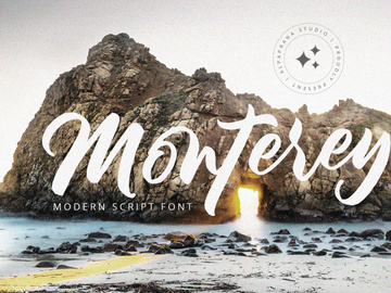 Monterey - Modern Script Font