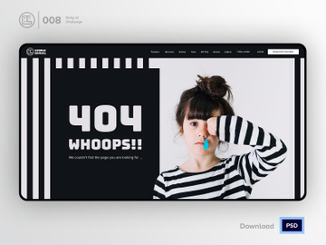 404 page design
