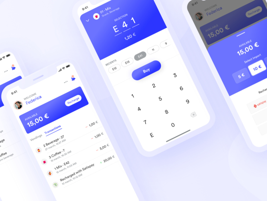 自动售货机。支付应用程序的免费UI工具包(Vending Machine: Free UI Kit for Payment Apps)插图1