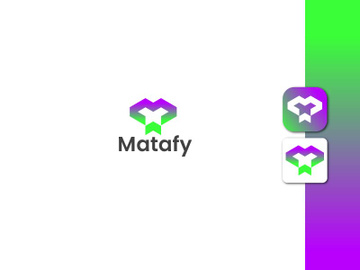 lettermark m logo - letter m logo - business logo - sleek logo - dope logo