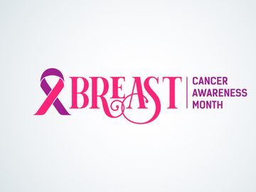 Breast cancer day. October is breast cancer awareness month.