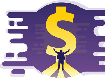 Illustration : Businessman, Success,