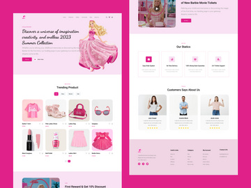 Barbie Landing Page Challenge
