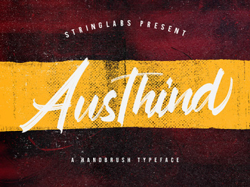 Austhind - Stylish Brush Font