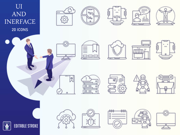 Outline : Ui And Interface Icon Set