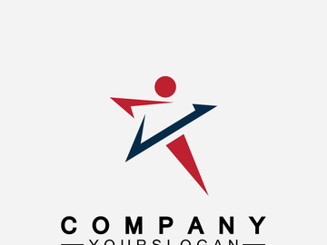 Star people success logo and symbol icon Template