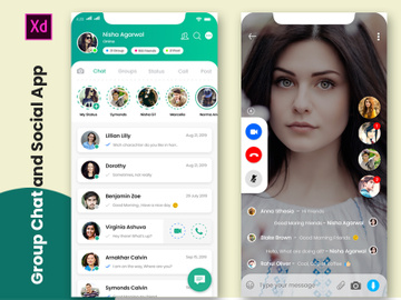 Group Chat and Social App