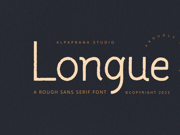 Longue - Rough Font