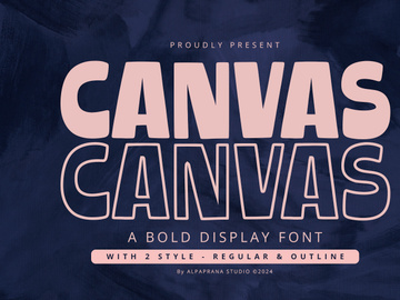 Canvas - Display Font