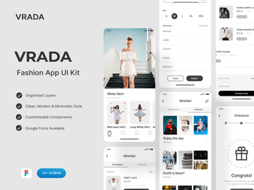 Vrada - Fashion Mobile UI Kit