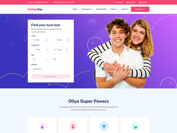 Dating and Community Site Template