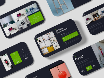 LORAN - Animated Keynote Business Template (Green )