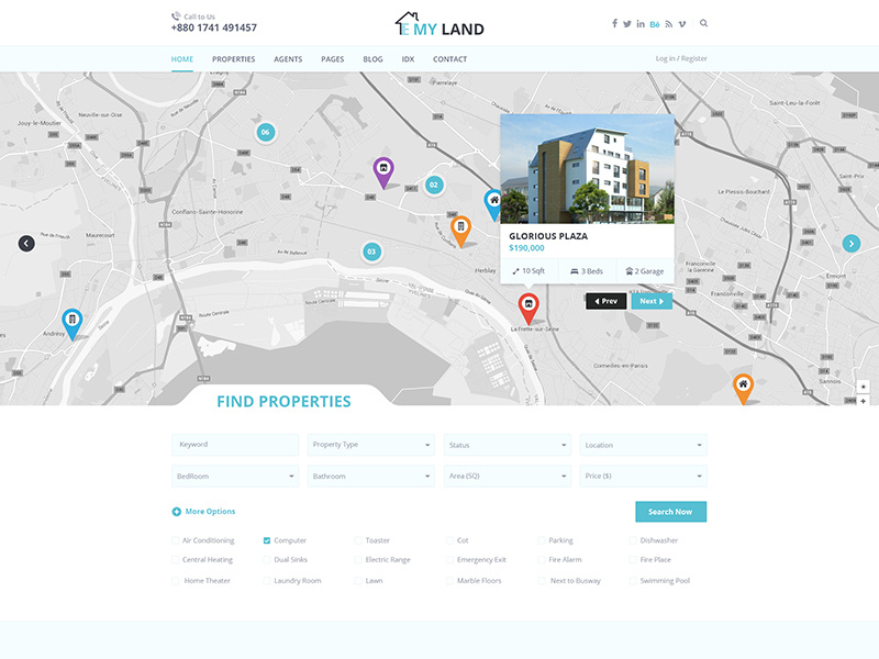 Real Estate Psd Template By Somratislam477 Epicpxls