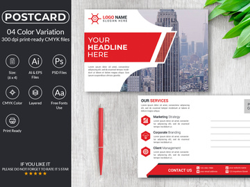 Corporate Postcard Design Template
