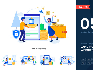 [Part 16] Website illustrations set