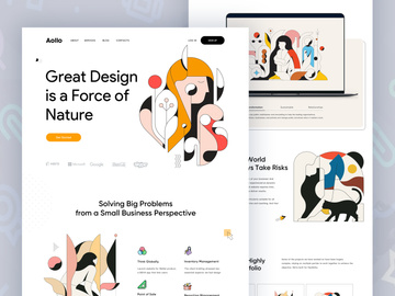 Aollo ll Landing Page design