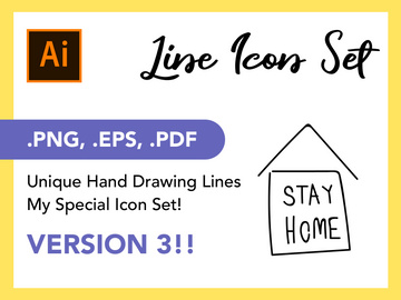 Line Icon Set - vs3
