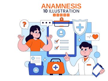 10 Medical Anamnesis Consultation Illustration