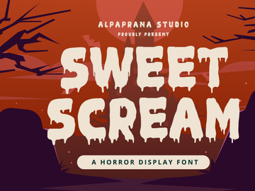 Sweet Scream - Display Font