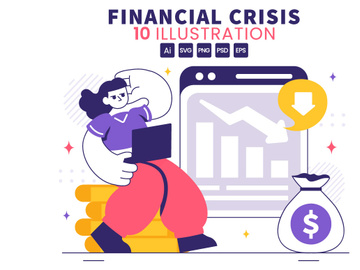 10 Financial Crisis Illustration