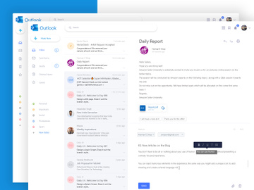 Outlook Email Redesign