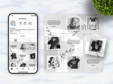 Social Media and Instagram Puzzle Template