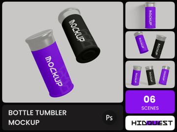 Bottle Tumbler Mockup