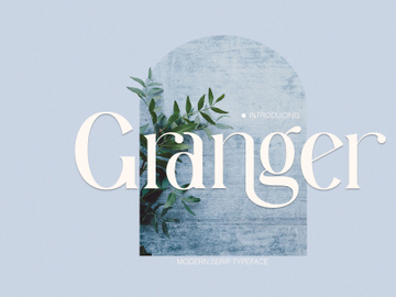 Granger Ligature Serif Typeface