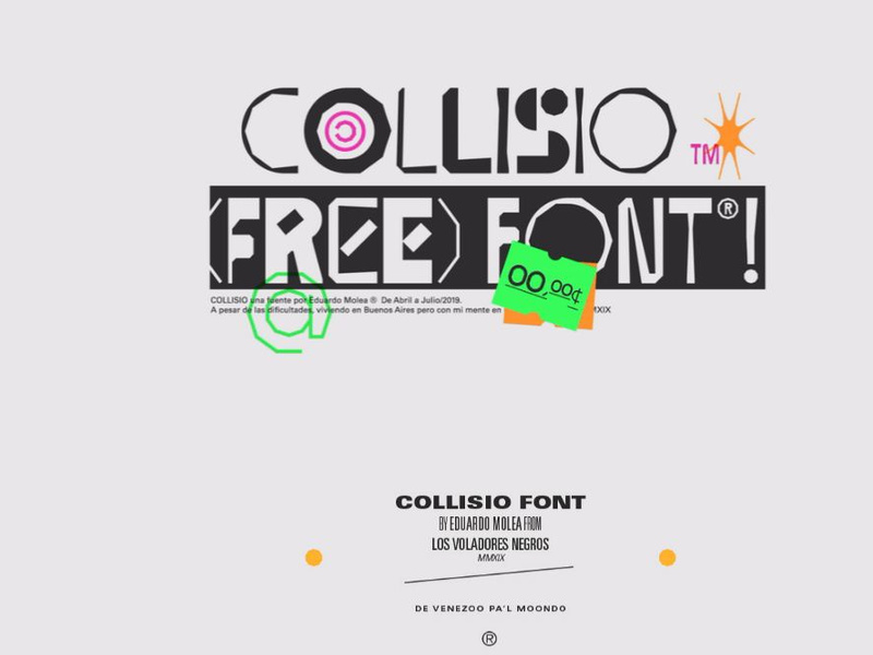 Collisio (FREE) Font®! by Eduardo Molea ~ EpicPxls